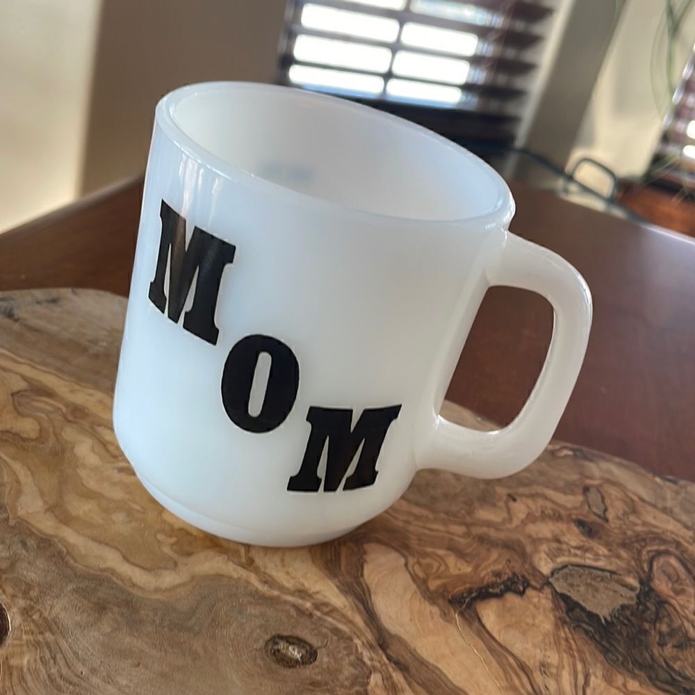 Vintage Glasbake Mom Mug